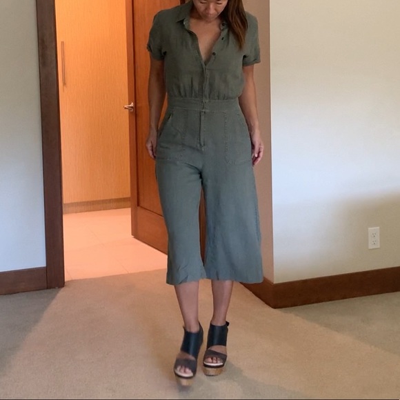 7 For All Mankind Pants - 7 for all Mankind Capri wide-legged Romper